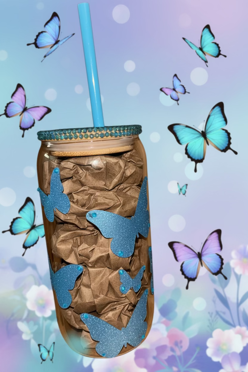 Butterfly custom cup